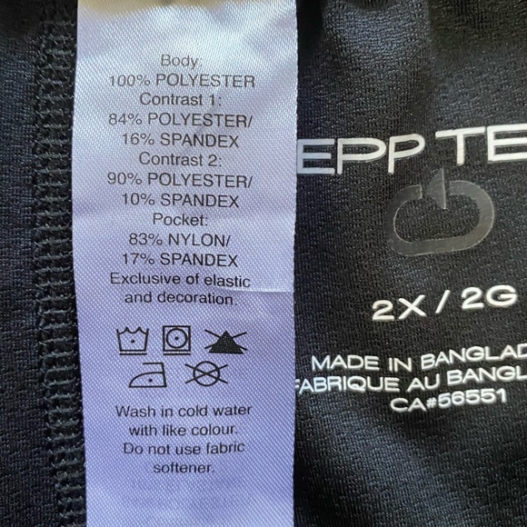 Repp Tech Mens Black/Grey Elastic Drawstring Waist 2X Active Golf Shorts - Picture 12 of 12